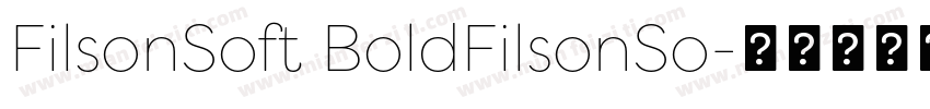 FilsonSoft BoldFilsonSo字体转换